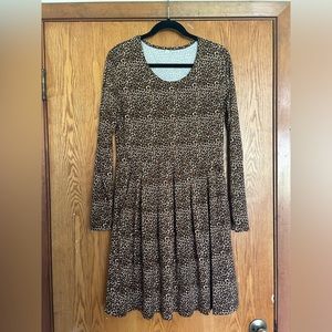 Size large cheetah print dress